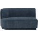 Jaclyn Danny Dusty Blue Modular Left Armchair